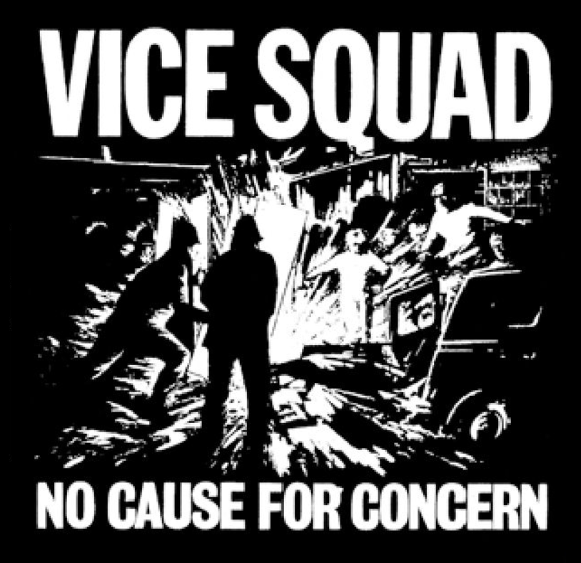 VICE SQUAD - No Cause - Back Patch